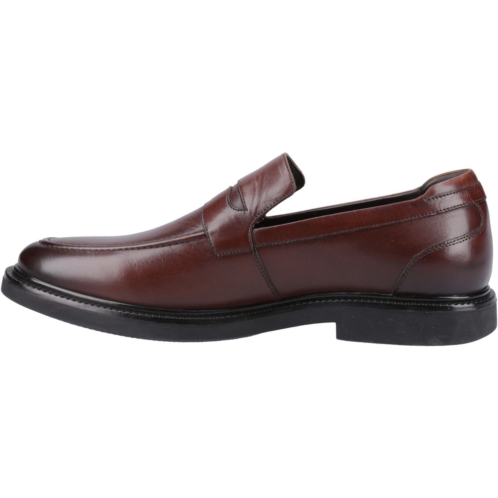 Hush Puppies Knox Chaussures Mocassins Pour Homme En Cuir Marron