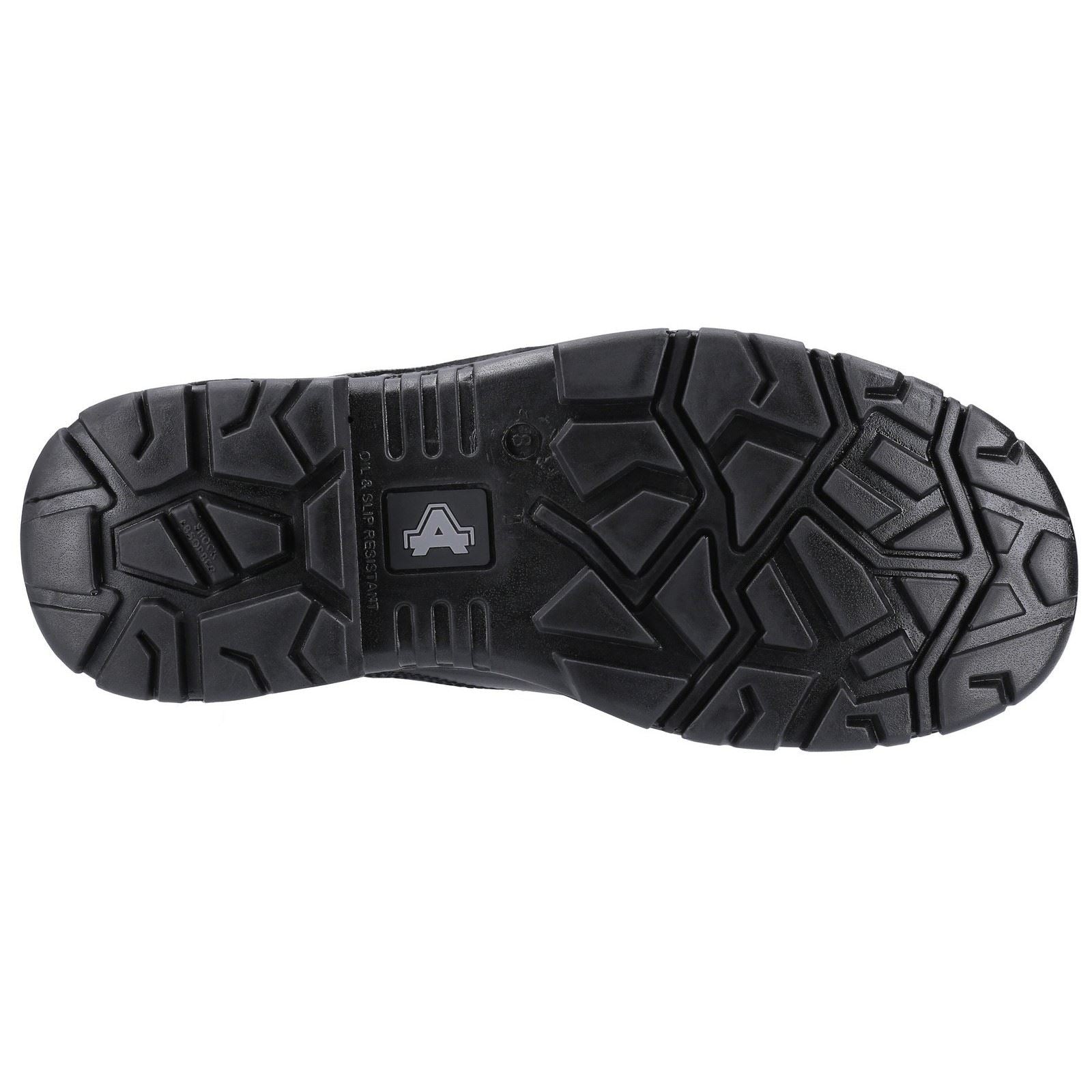 Amblers Safety  Bottes De Sécurité En Cuir Noir De Combat