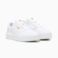 Puma Cali Court Baskets Blanches En Cuir Pour Femmes