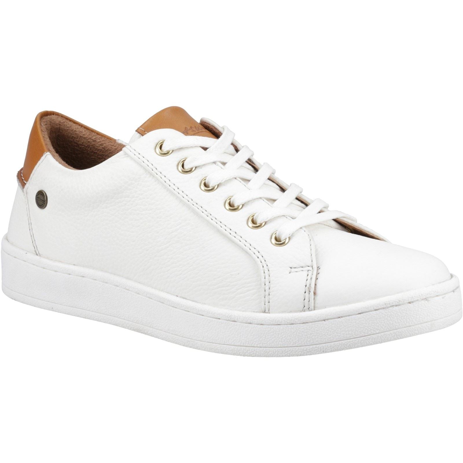 Cotswold Radcot Baskets Blanches En Cuir Pour Femmes
