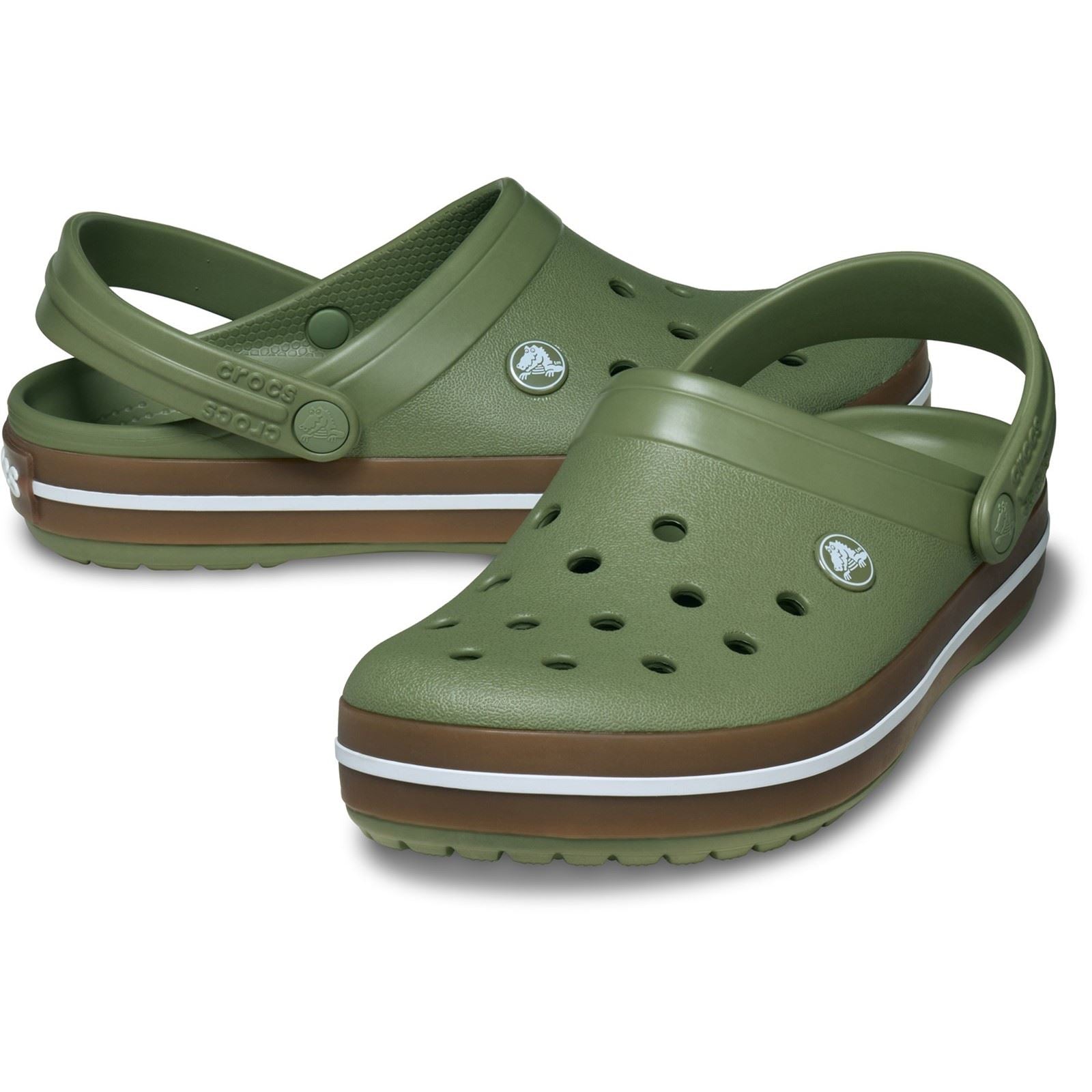Crocs Crocband Gum Sabots Cargo En Thermoplastique Pour Hommes