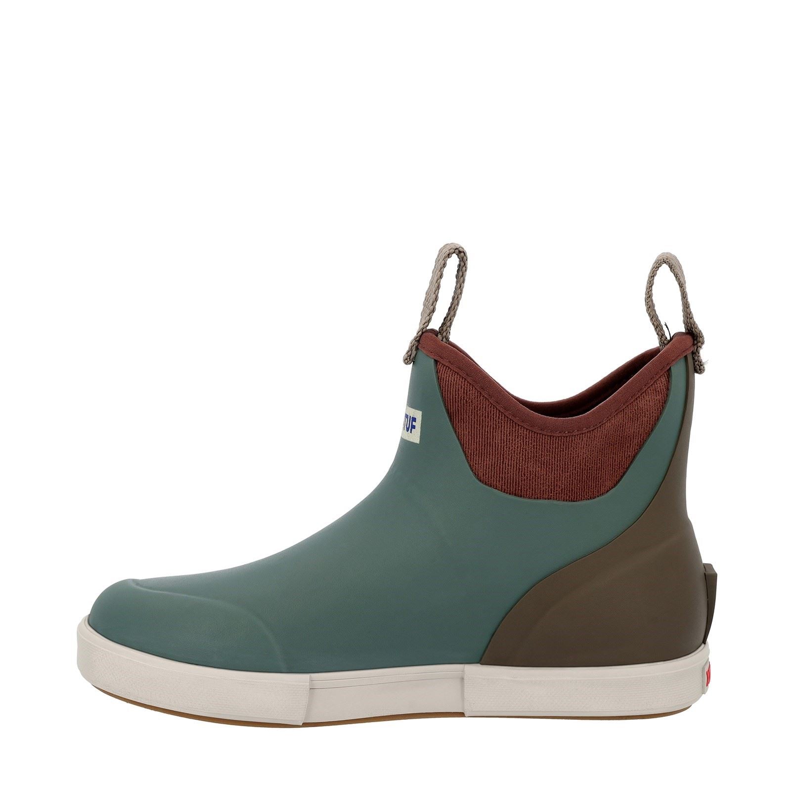Xtratuf Bottes Wellington Vintage En Caoutchouc Vert Sauge Ankle Deck Vintage