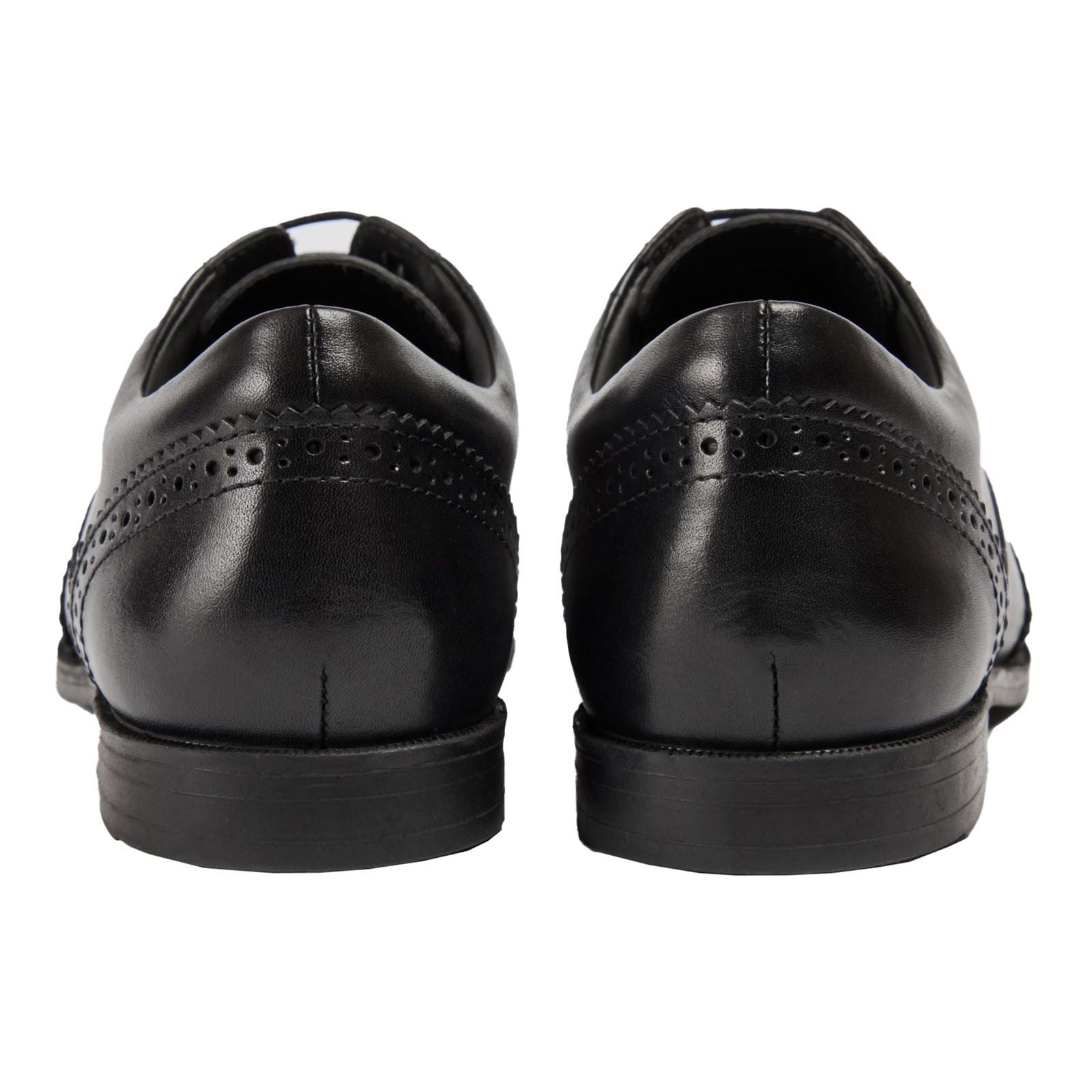 Pod Lee Chaussures Plates Noires Pour Filles En Cuir