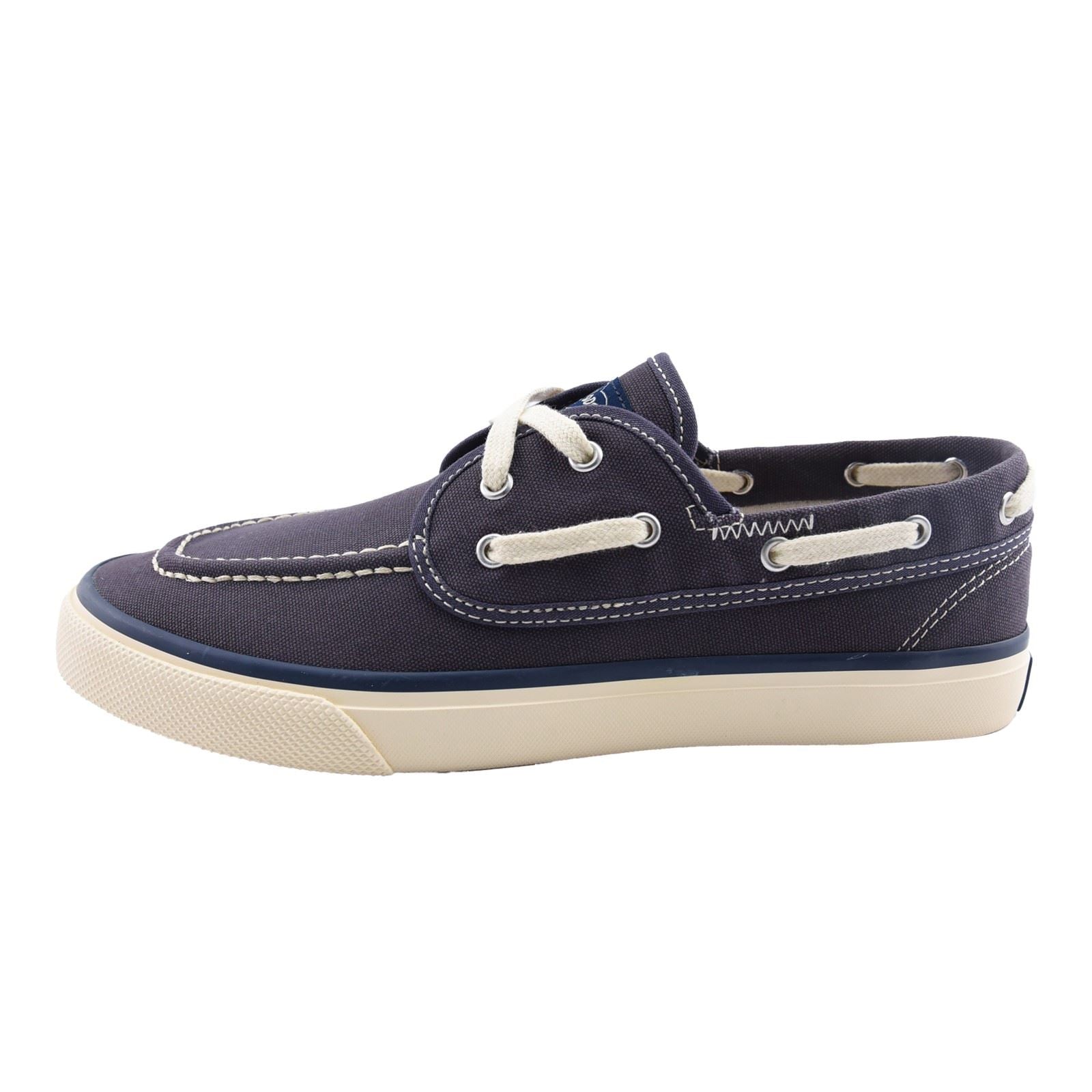 Sperry Classical Seamate Chaussures Bateau Pour Hommes En Coton Bleu Marine