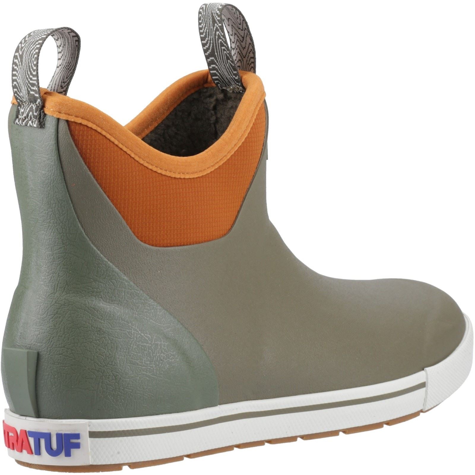 Xtratuf Ankle Deck Camp Boot Bottes Wellington Pour Hommes En Caoutchouc Vert Olive