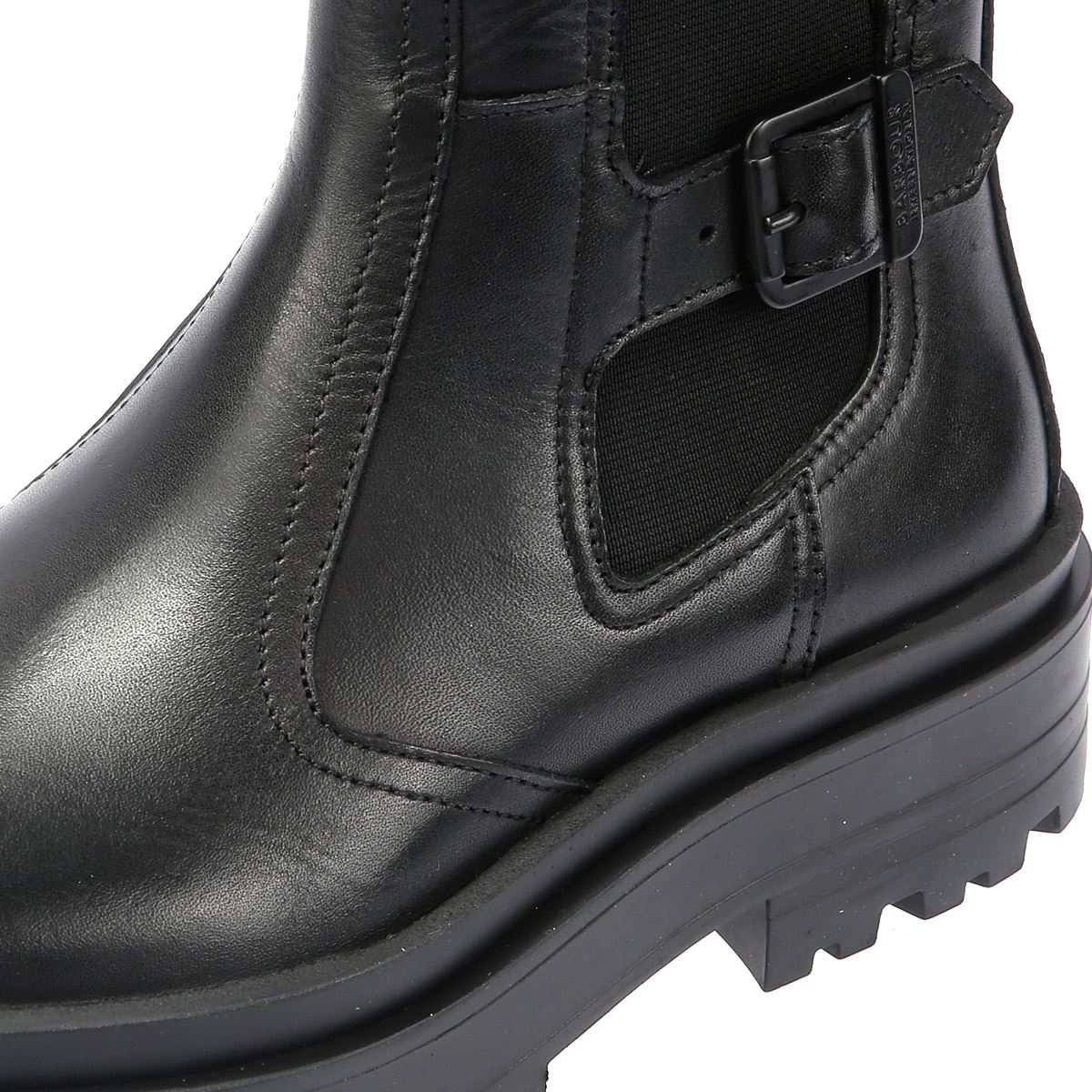 Barbour Alicia Bottes noires en cuir pour femmes