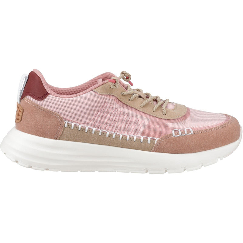 HEYDUDE Sirocco Alta Boho Sneakers Pour Femmes En Mélange De Polyester Rose