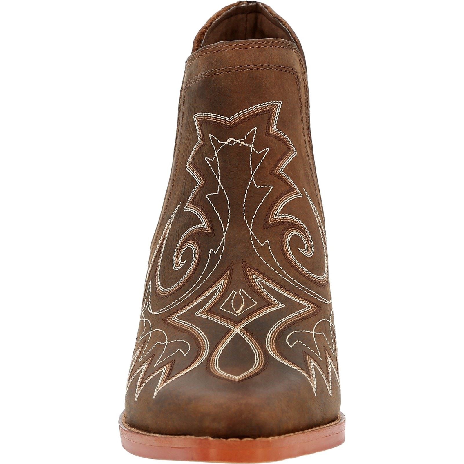 Durango Bottes En Cuir Crush Pour Femmes Couleur Café