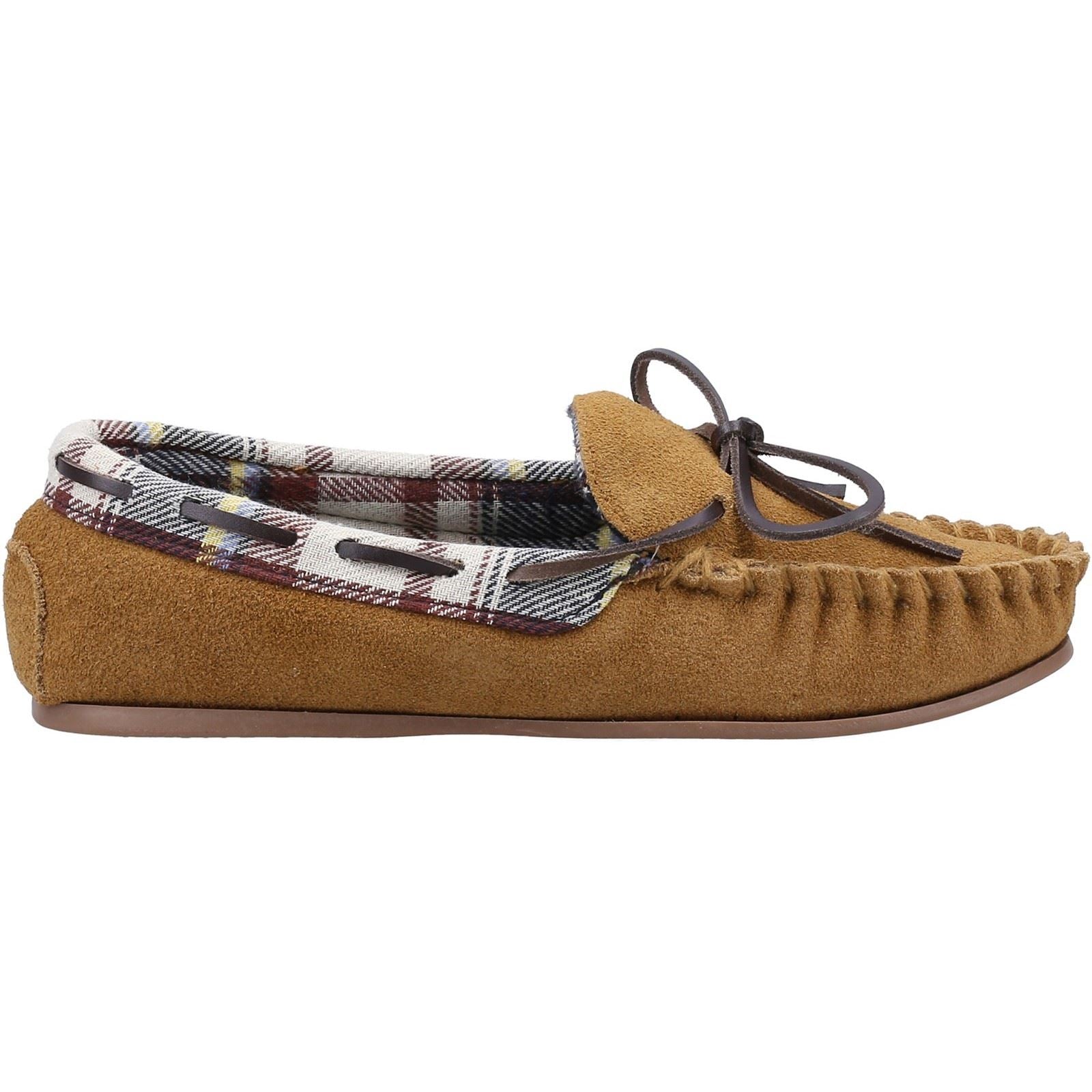 Cotswold Chatsworth Chaussons Pour Femmes En Daim Beige