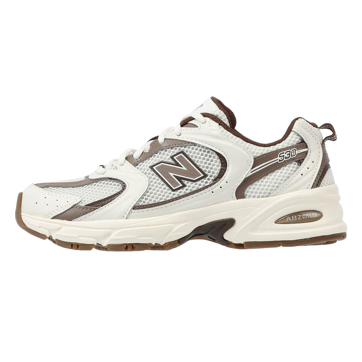 New Balance 530 Baskets Pour Femmes Blanc Cassé/Marron