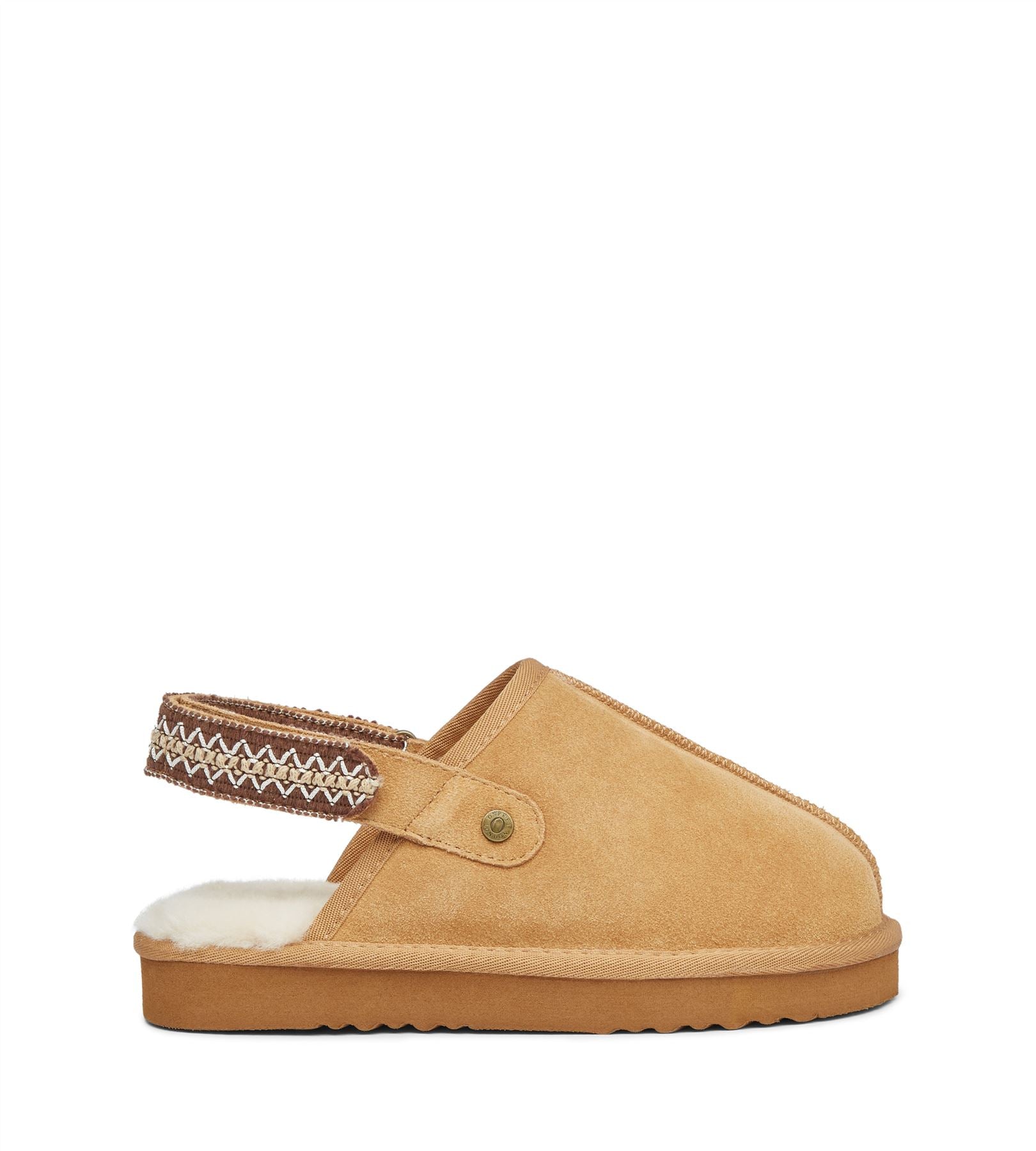 Osprey London The Constellation Chaussons En Suède Pour Femmes Marron