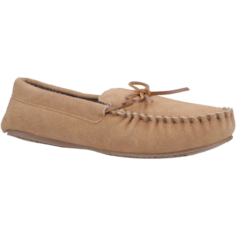Hush Puppies Clyde Chaussons En Daim Pour Hommes De Couleur Tan
