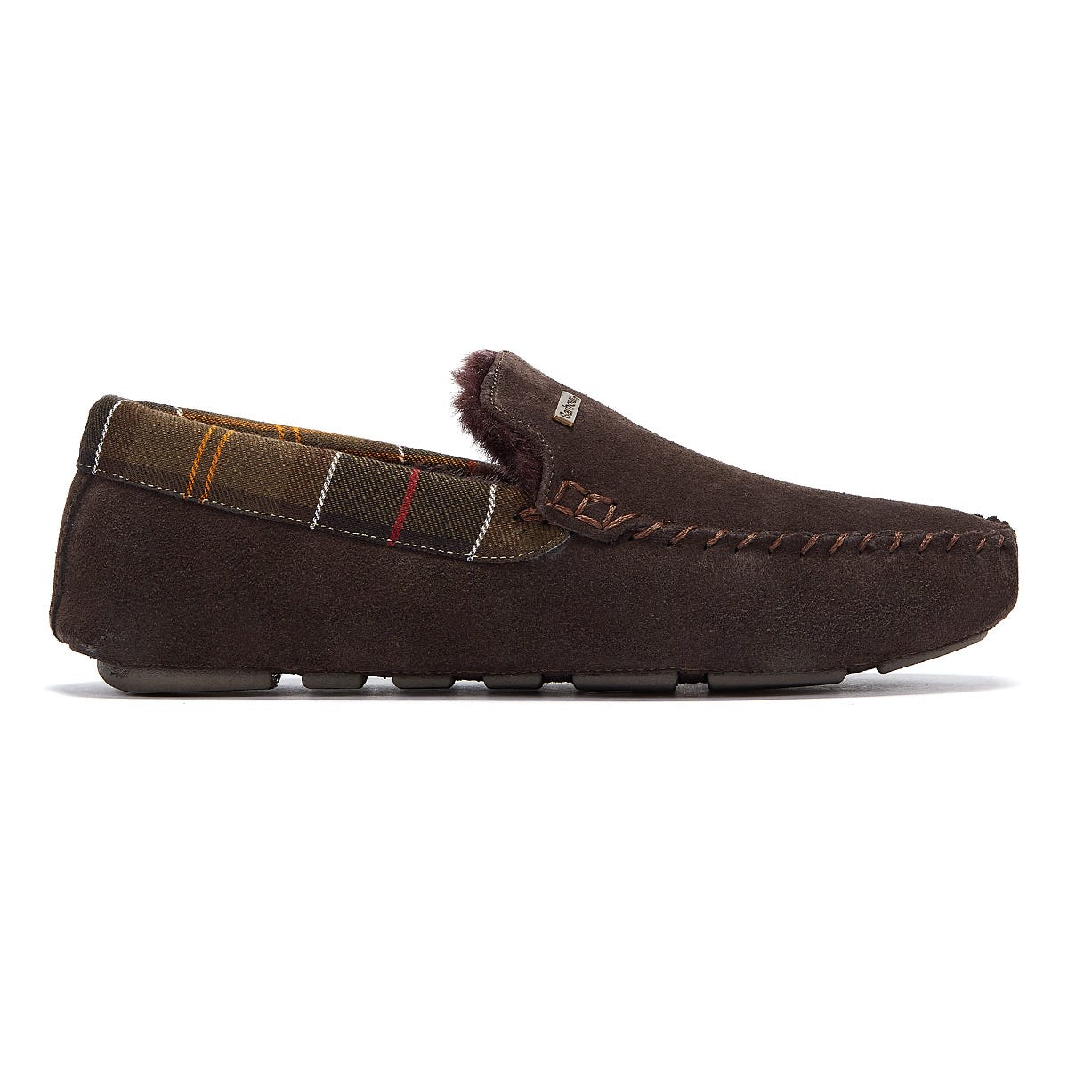 Barbour Monty Chaussons Marron Pour Hommes