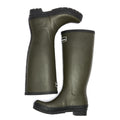 Barbour Abbey Womens Olive Green Wellies