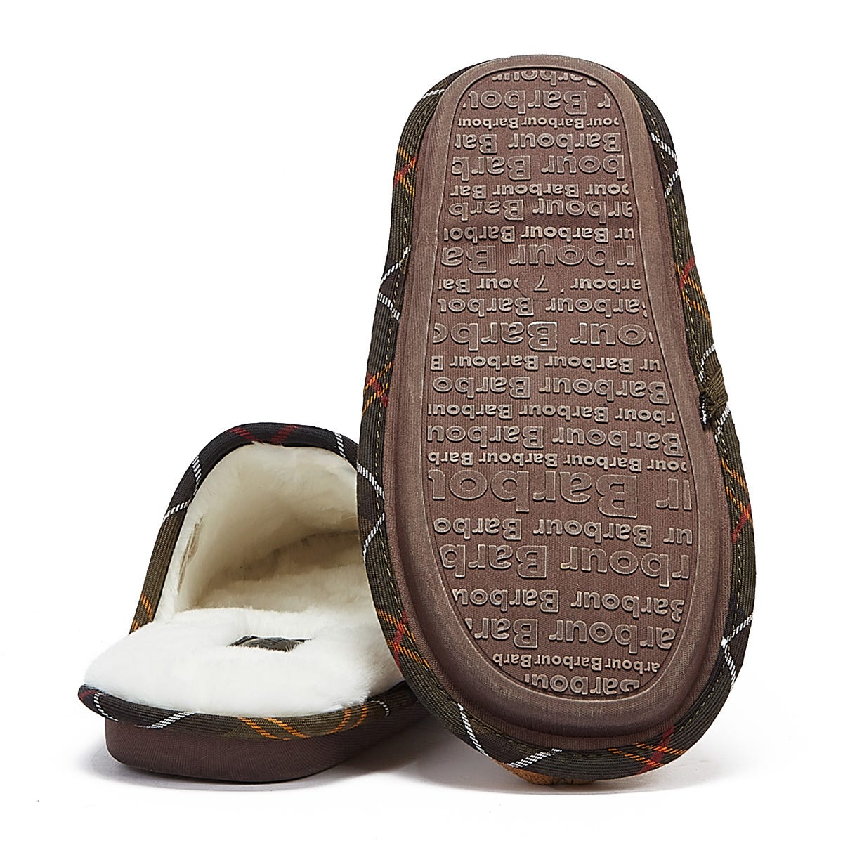Barbour Young Suede Pantoufles Sable Pour Hommes