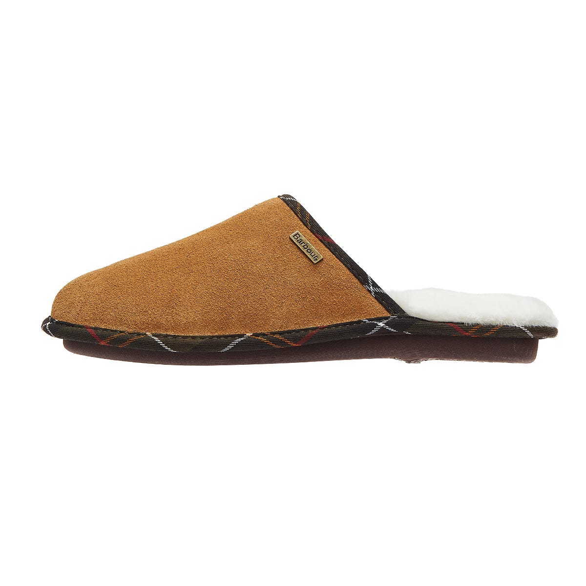 Barbour Young Suede Pantoufles Sable Pour Hommes