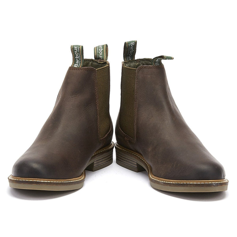 Barbour Farsley Bottes Marron En Cuir Pour Hommes
