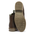 Barbour Farsley Bottes Marron En Cuir Pour Hommes