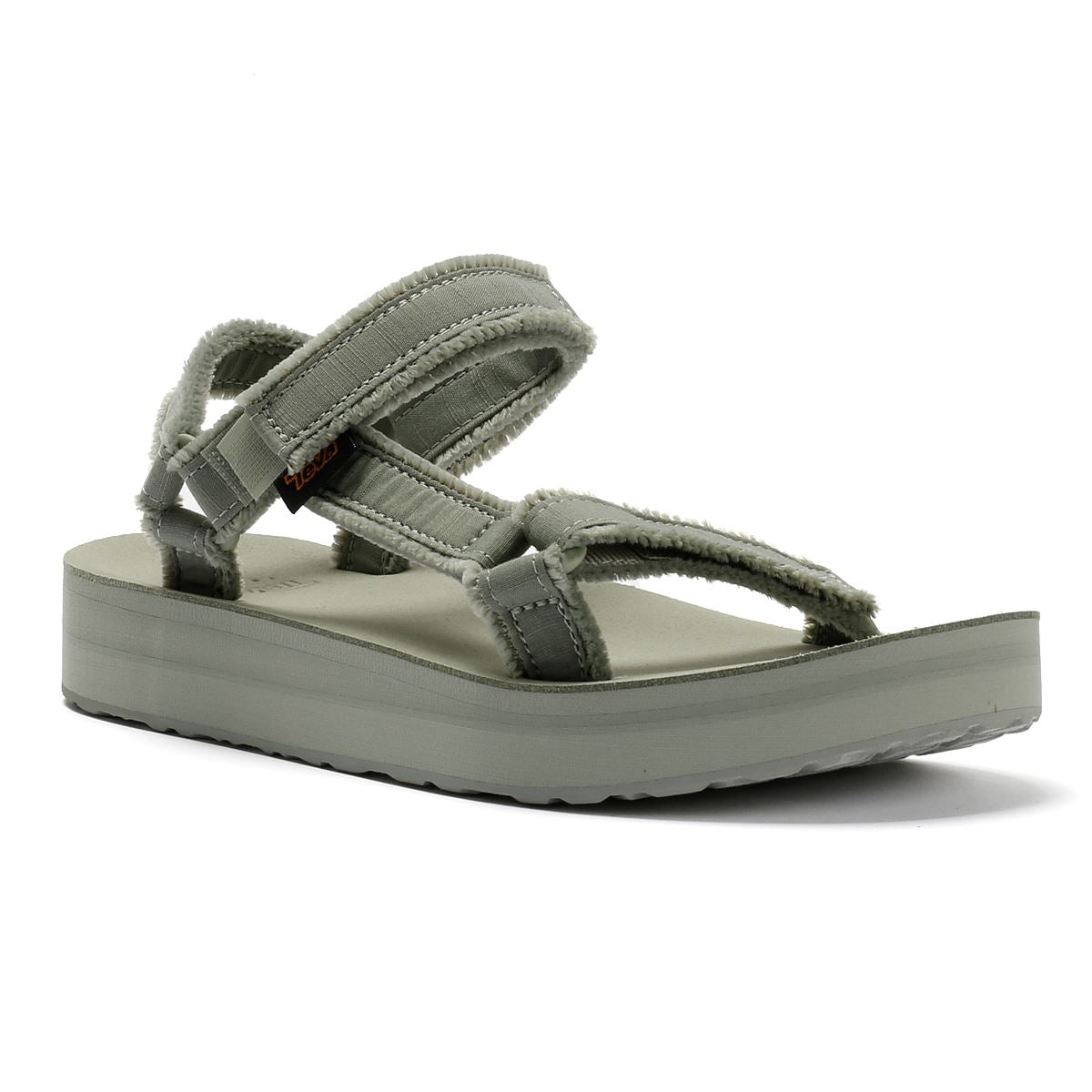 Teva Midform Universal Sandales Vertes En Toile Pour Femmes