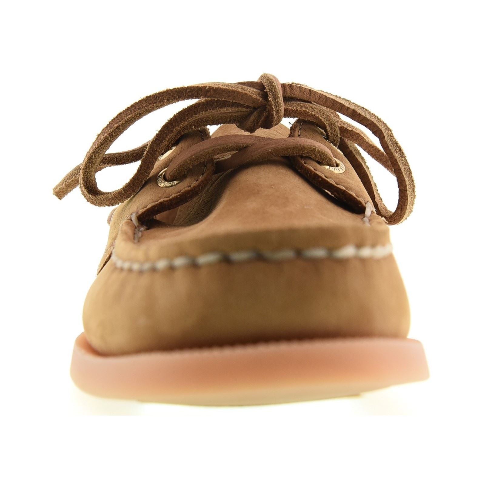 Sperry Authentic 2 Eye Boat Chaussures Bateau En Cuir Pour Femmes Couleur Tan