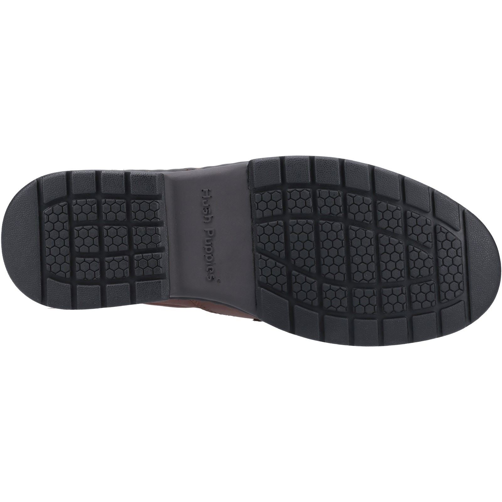 Hush Puppies Outlaw II Chaussures En Cuir Marron À Lacets Pour Homme