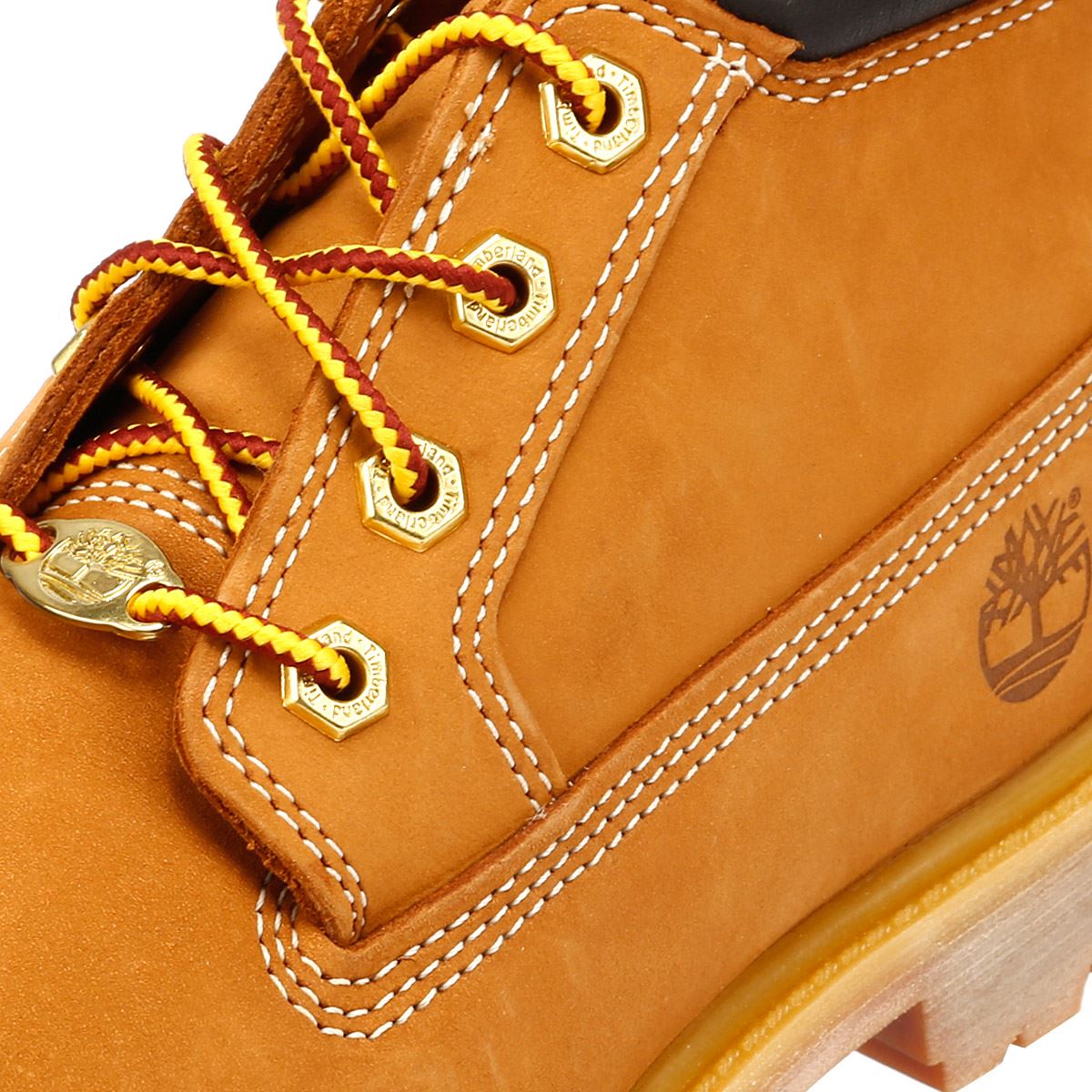 Timberland Nellie Mid Chukka Bottes En Cuir Jaune Pour Femme