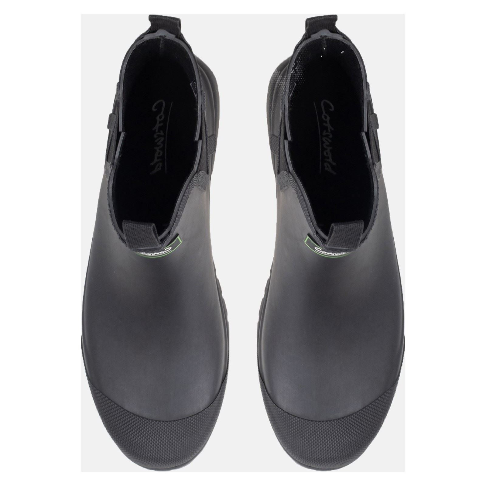 Cotswold Blenheim Bottes En Caoutchouc Noires Wellington