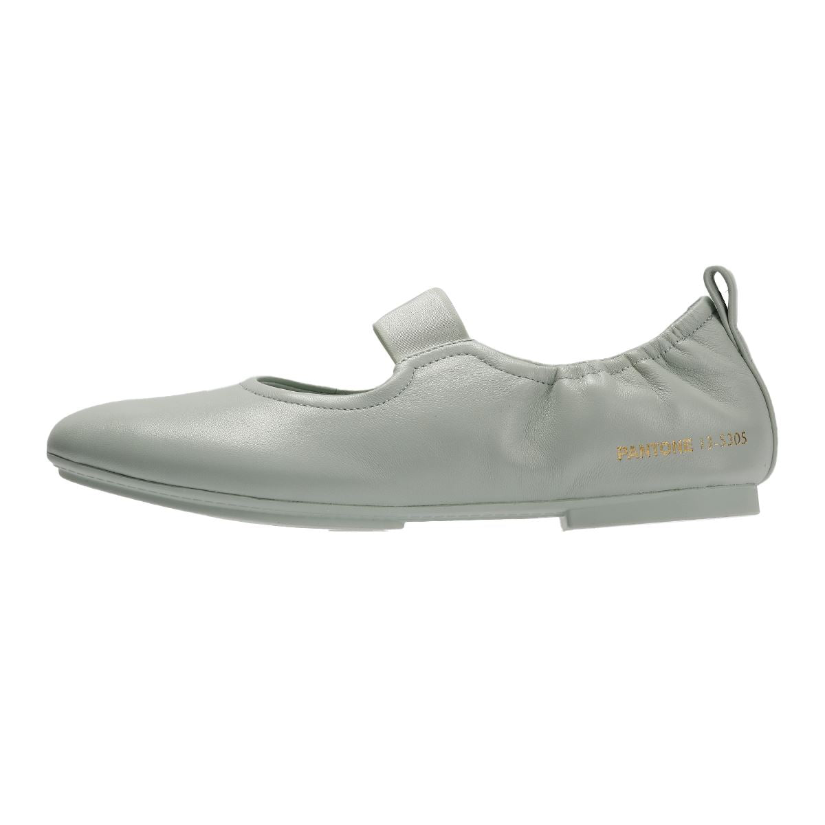 FitFlop X Pantone Delicato Mary Jane Chaussures En Cuir Vertes Pour Femmes
