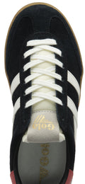Gola Cyclone Baskets Noires Pour Femmes Suede