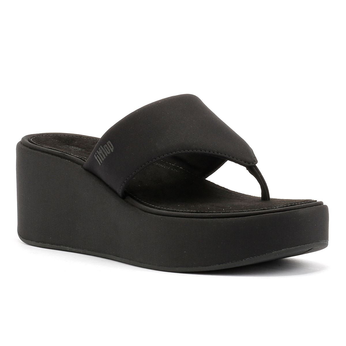 FitFlop Platfforms Wedge Sandales Noires Pour Femmes