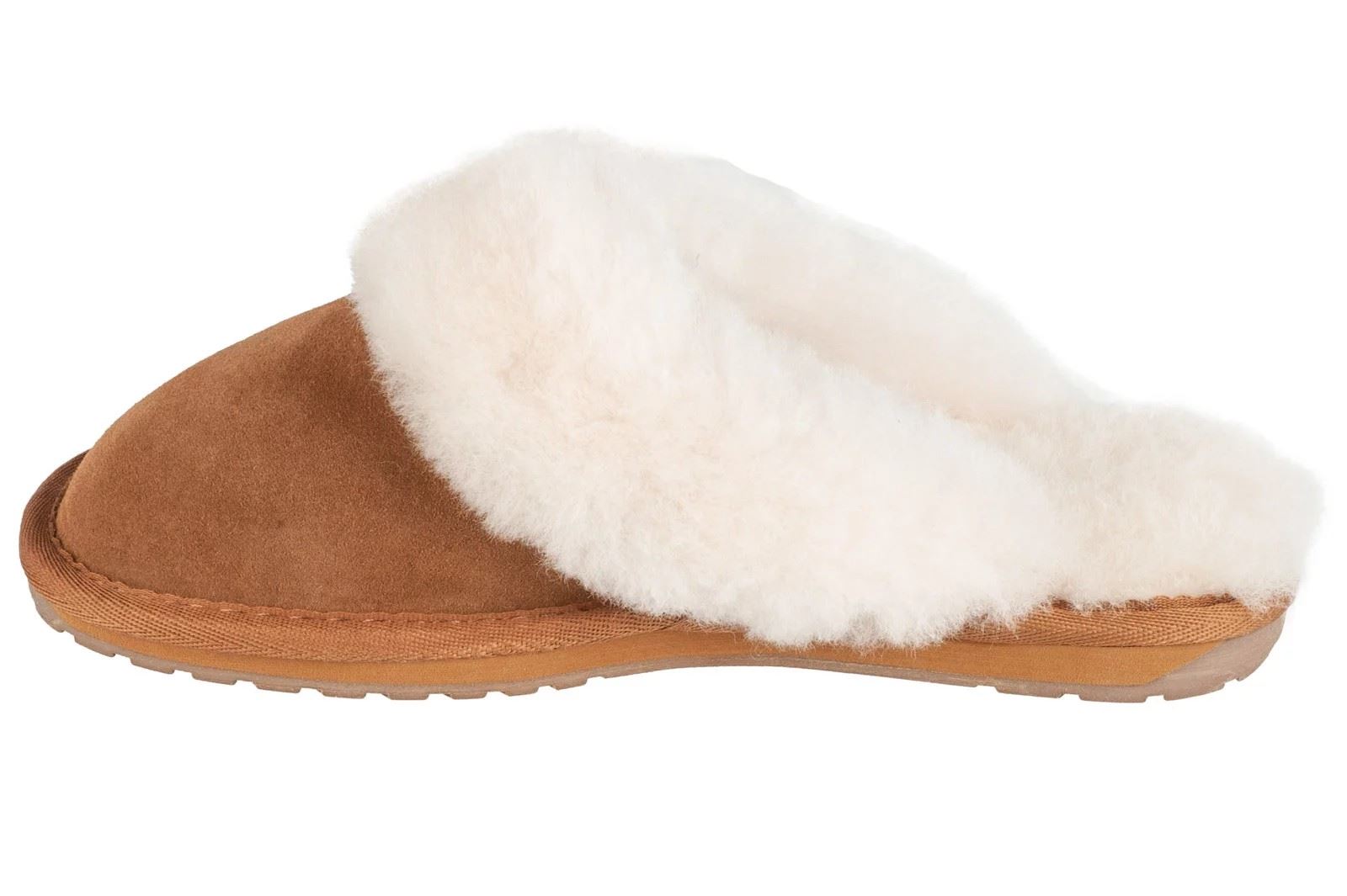Emu Australia Jolie Chaussons En Suède Pour Femmes Marron