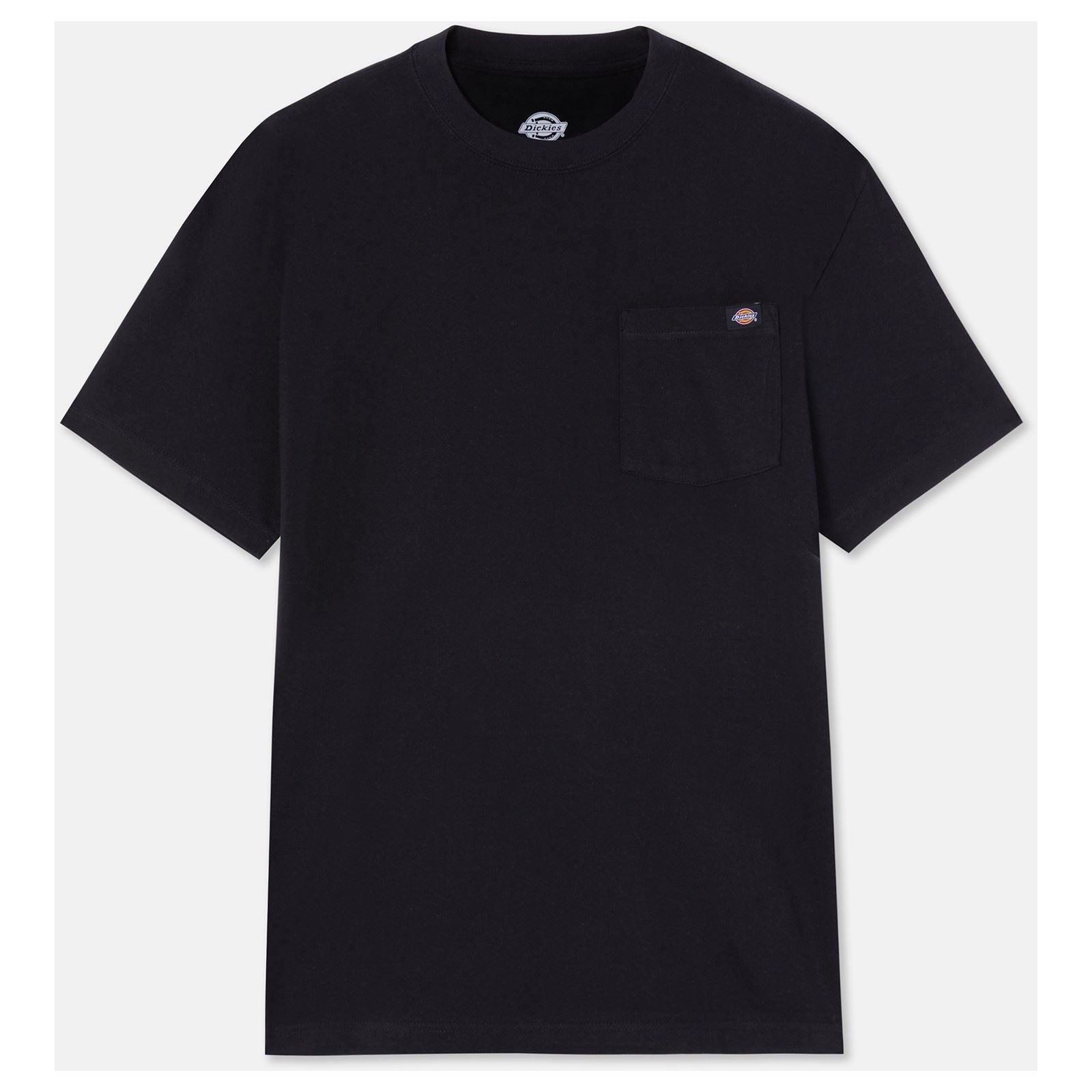 Dickies Short Sleeve T-Shirts Noirs En Coton Pour Hommes