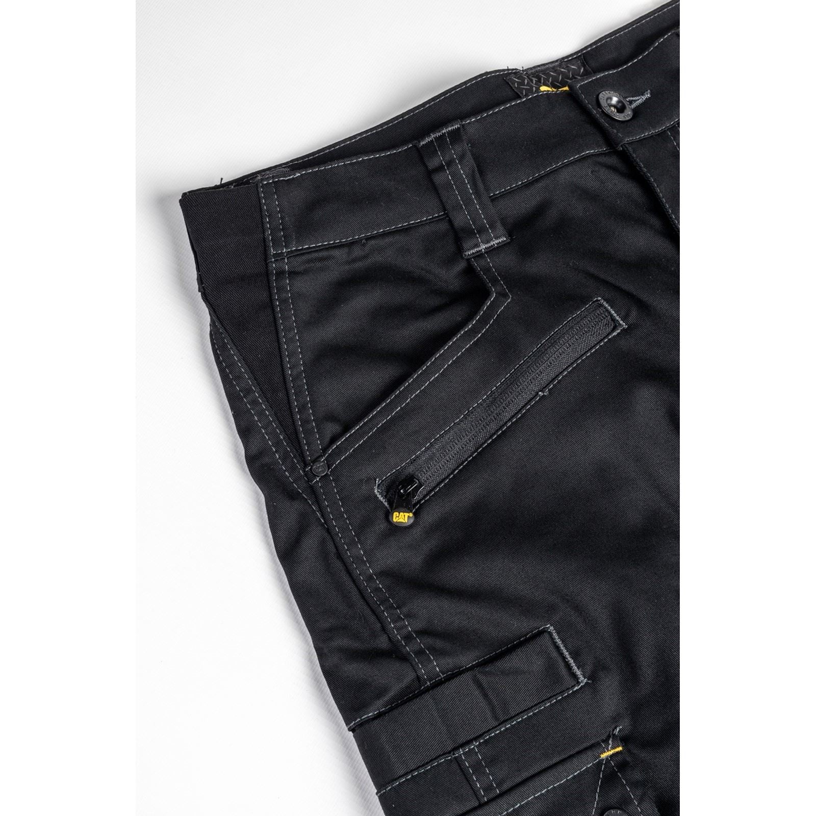 Caterpillar Operator FX Pantalons Noirs En Coton Pour Hommes - Extérieur