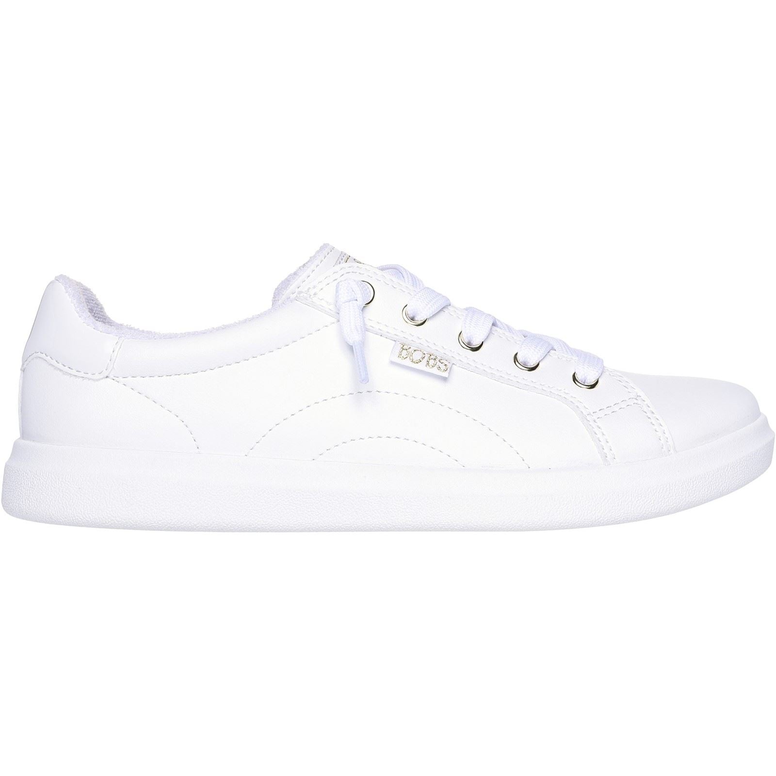 Skechers BOBS D'Vine Instant Delight Baskets Blanches Pour Femmes En Matière Synthétique