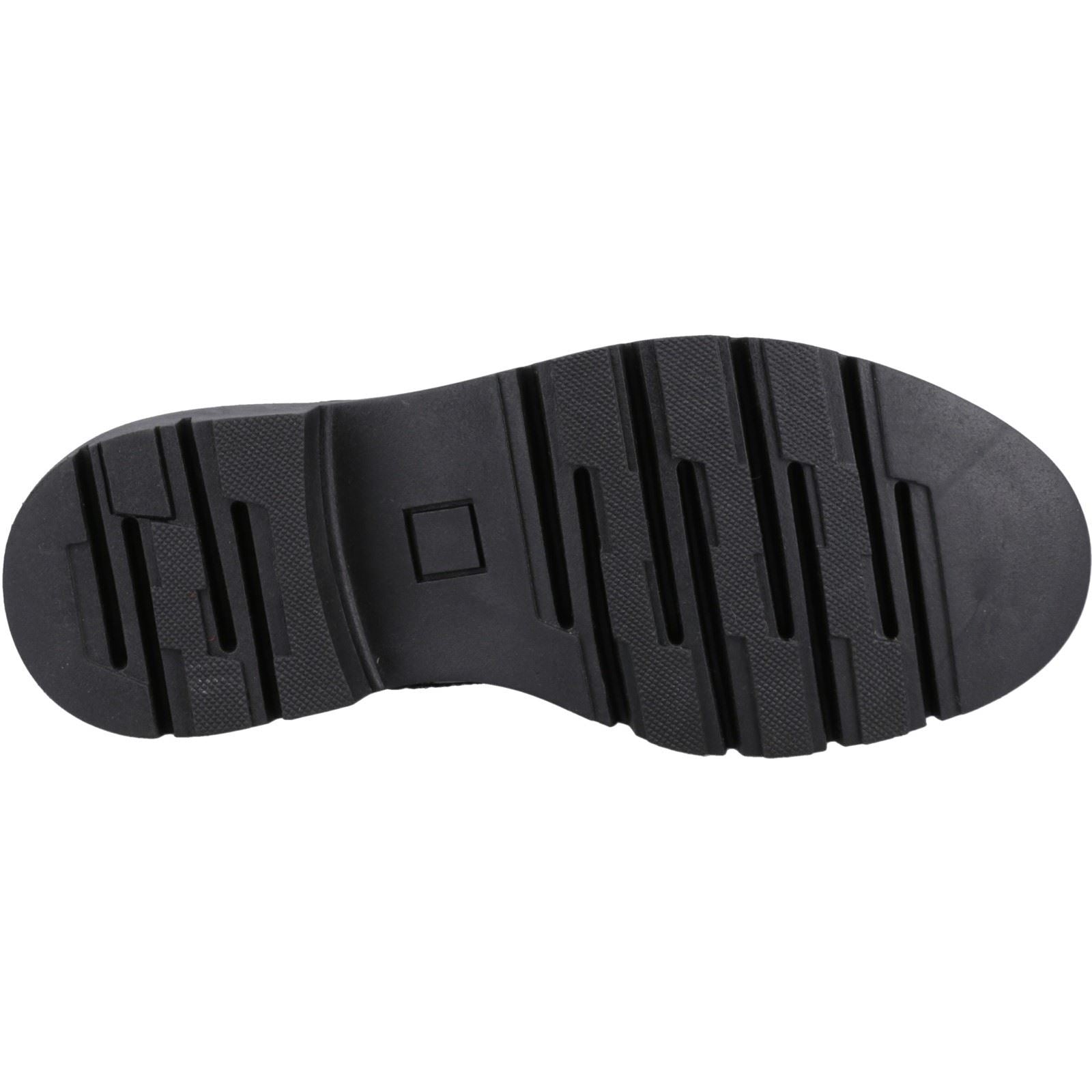 Hush Puppies Rhea Bottes En Cuir Noires Pour Femmes