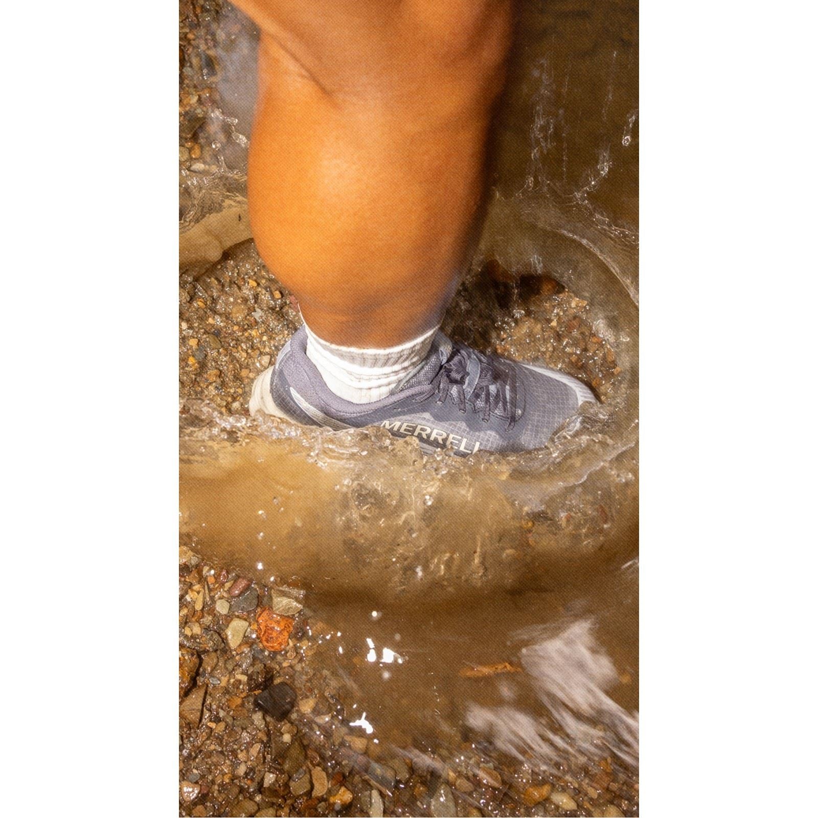 Merrell Agility Peak 6 GTX Runner Chaussures De Trail Pour Femmes Lost Lilac En Polyuréthane