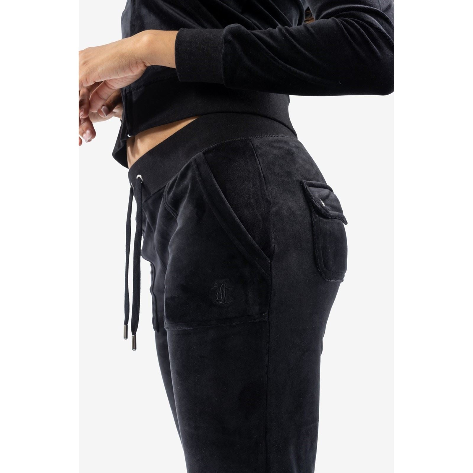 Juicy Couture Del Ray Joggeurs Noirs En Polyester Pour Femmes