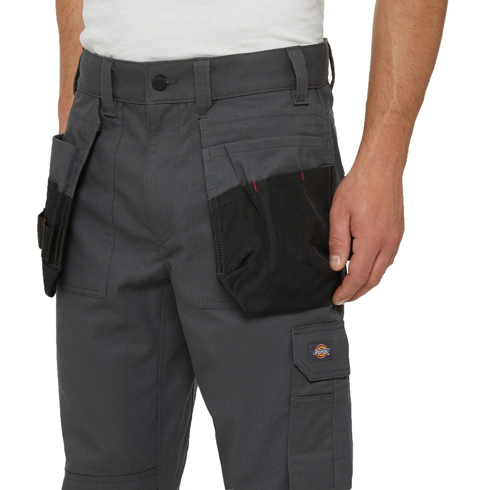 Dickies Multi Pocket Utility Pantalons De Travail Gris En Polyester Pour Homme