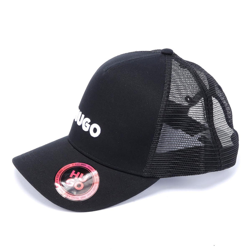 Hugo Marsel Trucker Casquettes Noires Pour Hommes En Coton