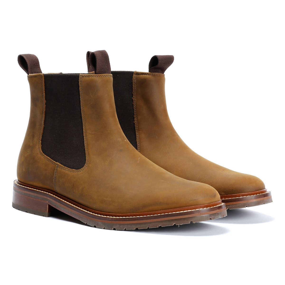 Chapman & Moore Country Chelsea Bottes En Cuir Pour Hommes Marron
