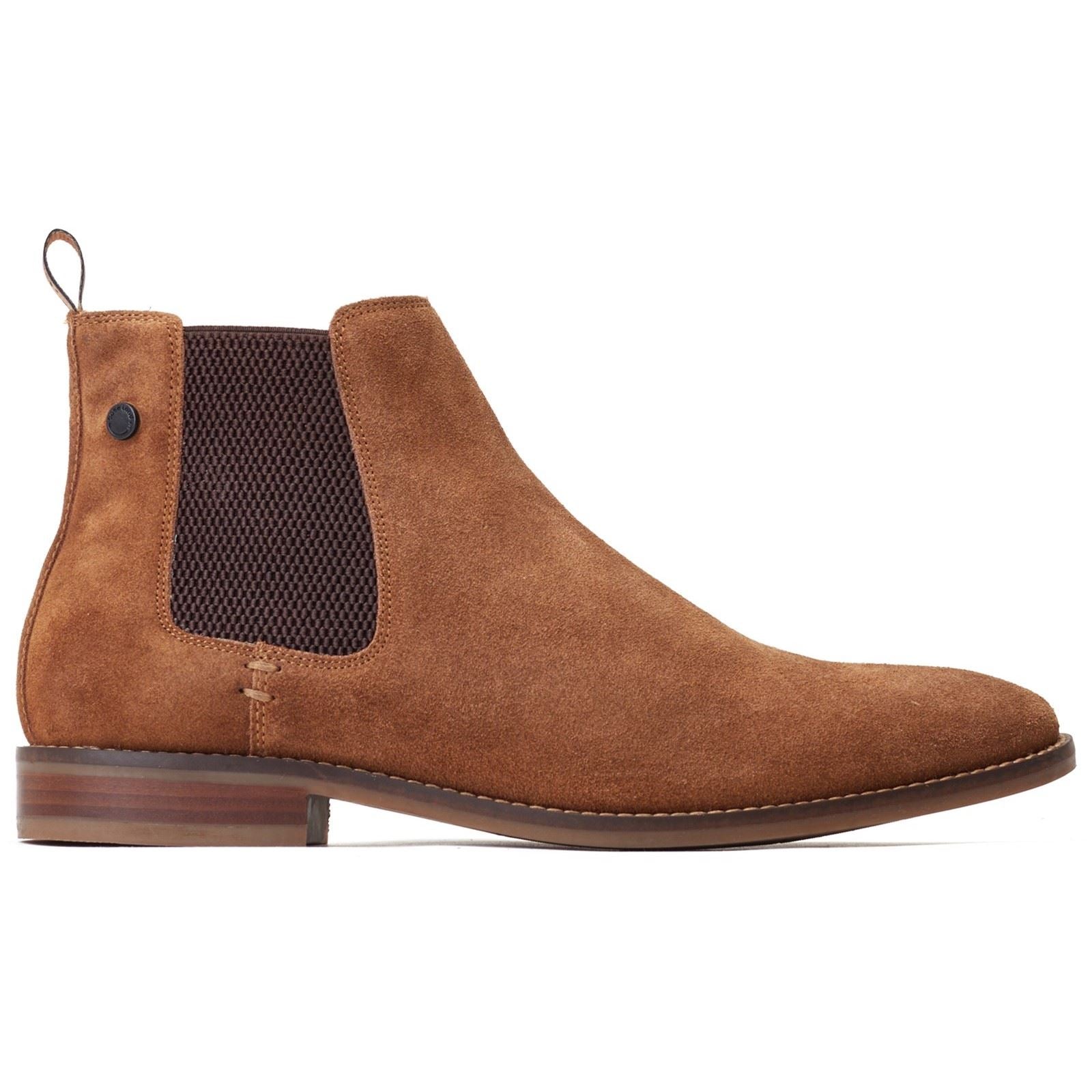Base London Virgil Bottes En Cuir Pour Hommes Couleur Gingembre