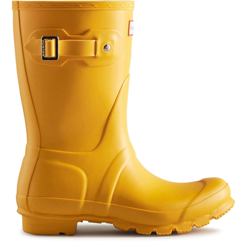 Hunter Original Short Wellington Boots Bottes En Caoutchouc Jaunes Pour Femmes