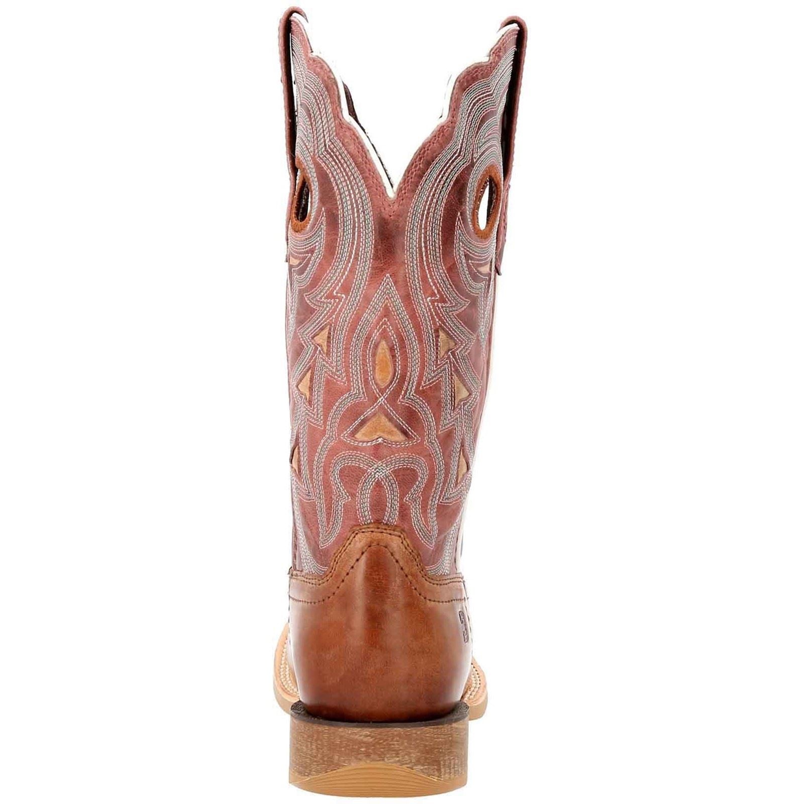Durango Lady Rebel Pro Bottes En Cuir Pour Femme Marron Poussière/bleu Ciel