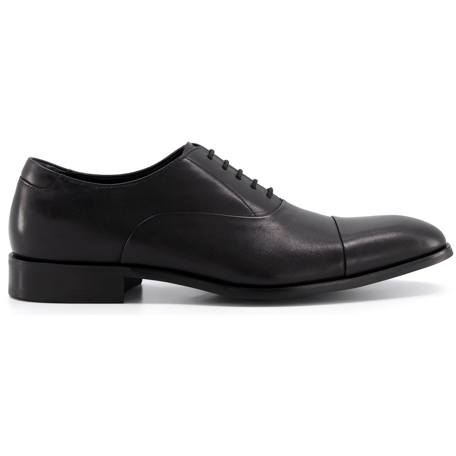 Dune Secrecy Chaussures Oxford Noires En Cuir Pour Hommes