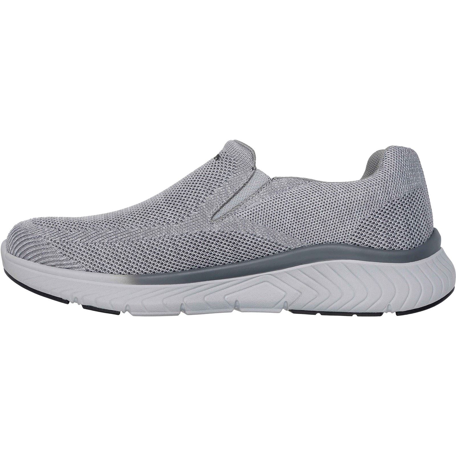 Skechers Arch Fit Crosser Locke Baskets Grises En Polyester Pour Hommes