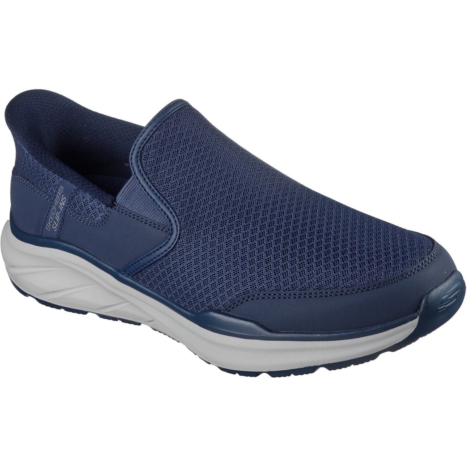 Skechers Equalizer 6.0 Chaussures De Sport Pour Hommes En Toile Bleu Marine