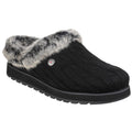 Skechers Keepsakes Ice Angel Chaussons Noirs Pour Femmes En Synthétique