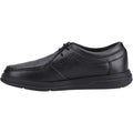 Hush Puppies Ronan Mocc Chaussures De Mocassins Noirs Pour Garçons En Cuir