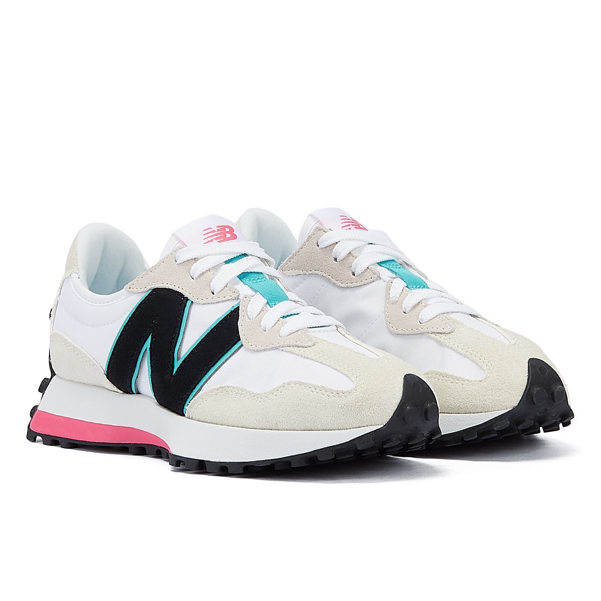 New Balance 327 Baskets Pour Femmes Rose/Bleu Turquoise