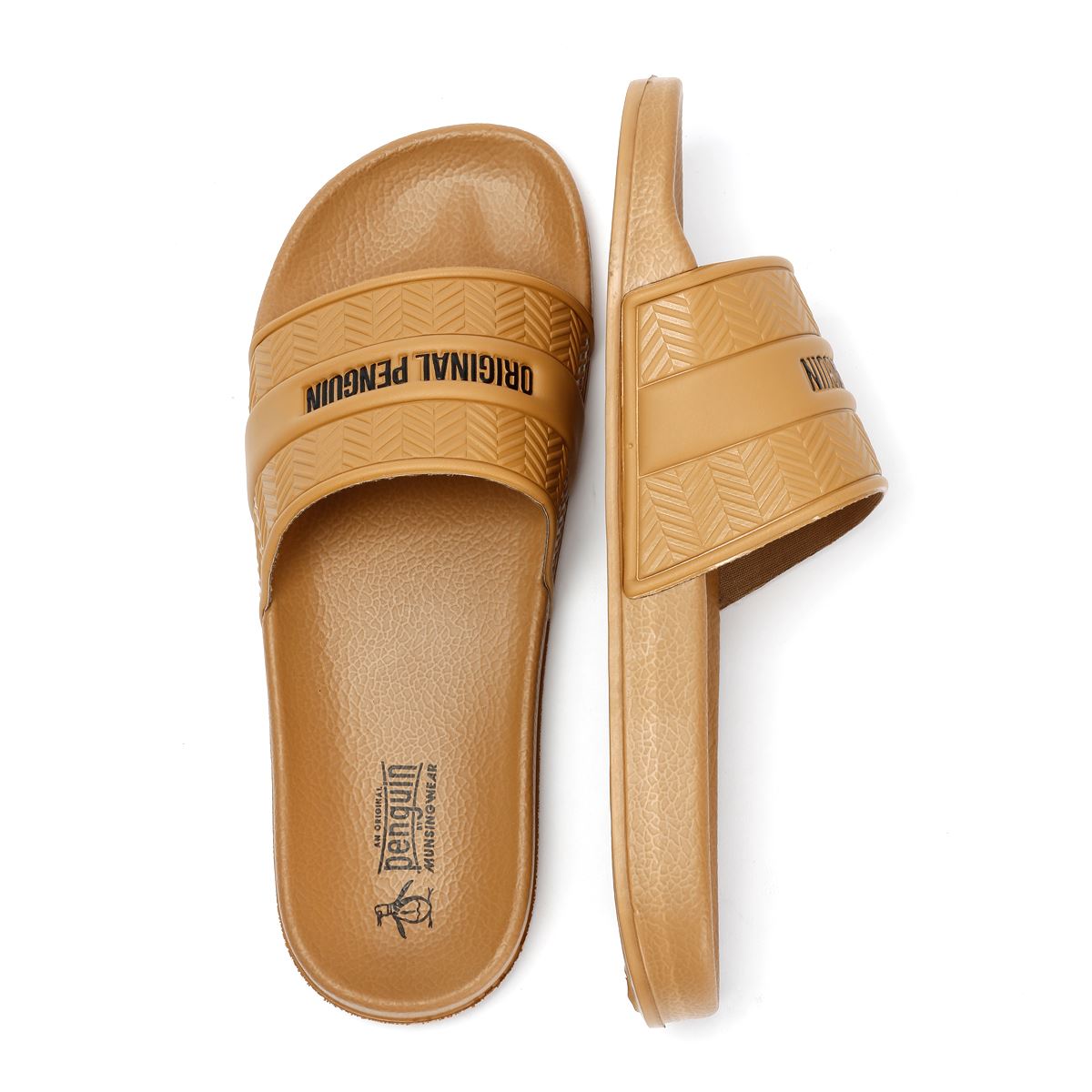 Penguin Paradise Mules Pour Hommes Marron
